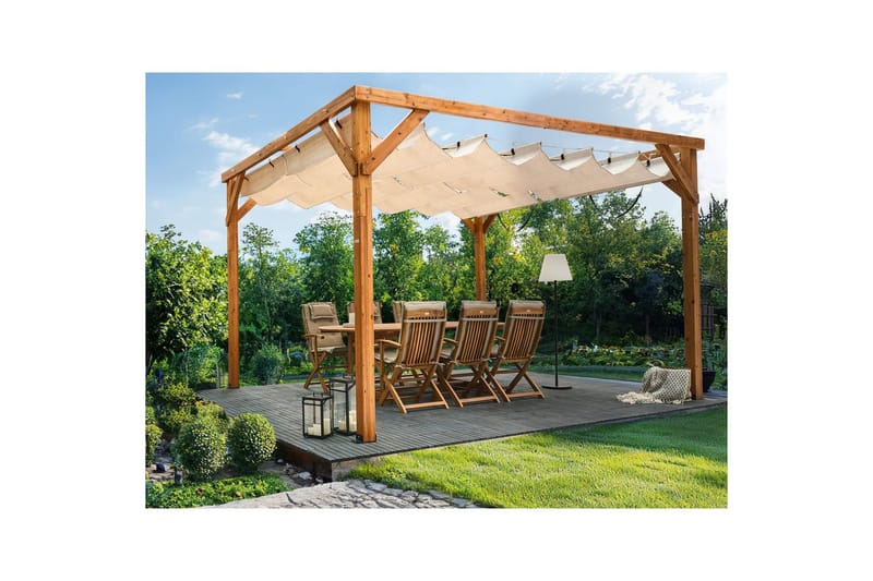 Hagepergola Villarosa - Hagemøbler - Solbeskyttelse - Pergola