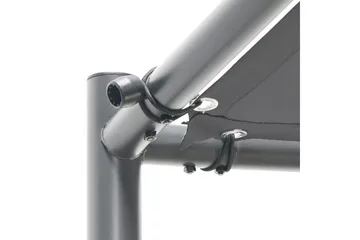 Hagepergola Vimino - Grå, svart - Hagemøbler - Solbeskyttelse - Pergola