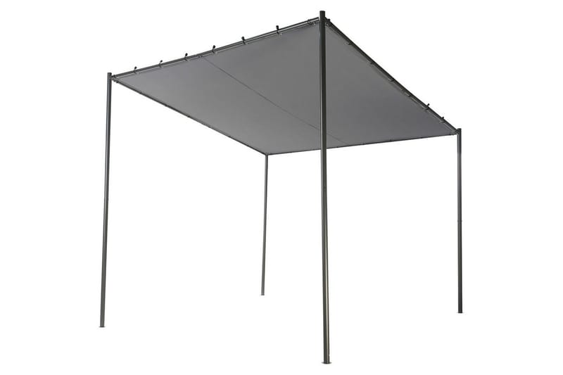 Hagepergola Vimino - Grå, svart - Hagemøbler - Solbeskyttelse - Pergola
