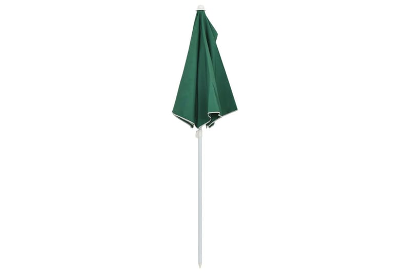 Halvrund parasoll med stang 180x90 cm grønn - grønn - Hagemøbler - Solbeskyttelse - Parasoller