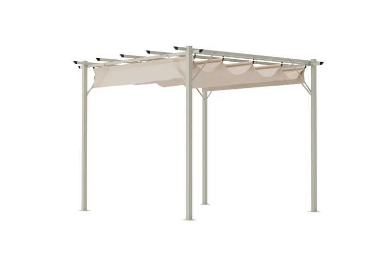 Loppes pergola 3x3 - Hagemøbler - Solbeskyttelse - Pergola