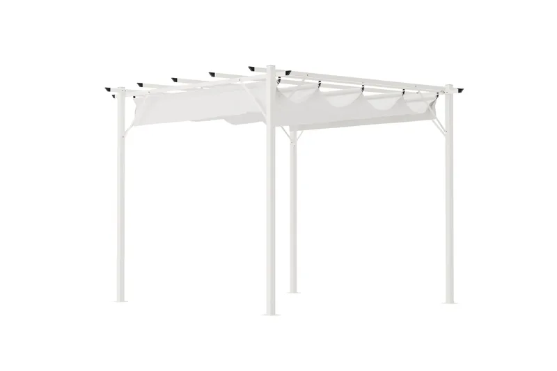 Loppes pergola 3x3 - Hagemøbler - Solbeskyttelse - Pergola
