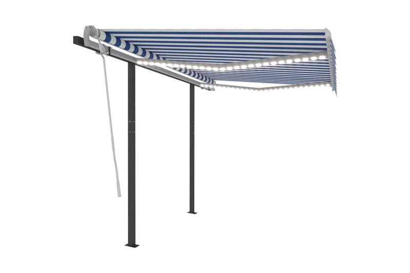 Automatisk markise med LED og vindsensor 3,5x2,5 cm - Hagemøbler - Solbeskyttelse - Markiser - Balkongmarkise