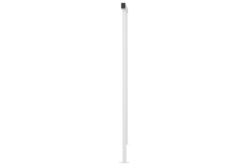 Automatisk markise med vindsensor og LED 4,5x3,5 m cm - Gul - Hagemøbler - Solbeskyttelse - Markiser - Balkongmarkise