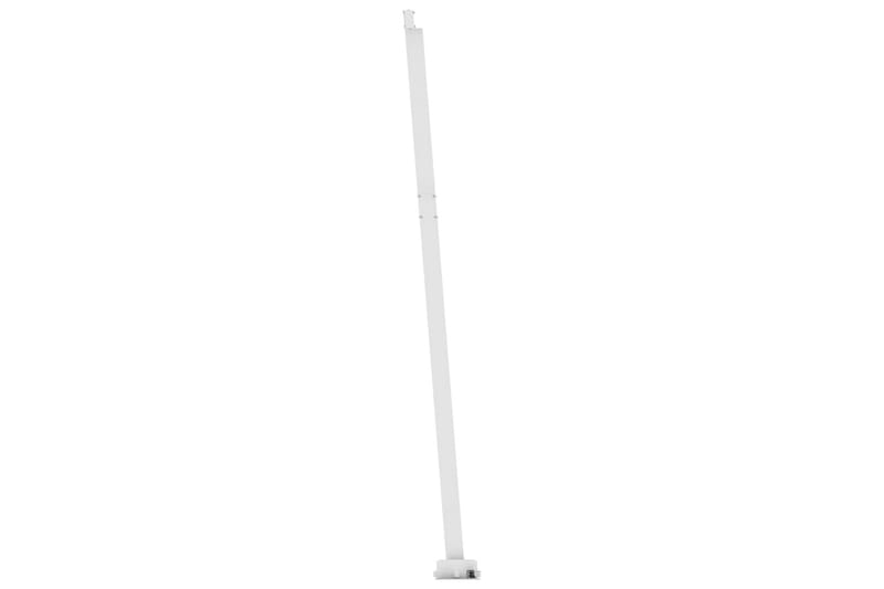 Automatisk markise med vindsensor og LED 500x350 cm - Blå - Hagemøbler - Solbeskyttelse - Markiser - Balkongmarkise