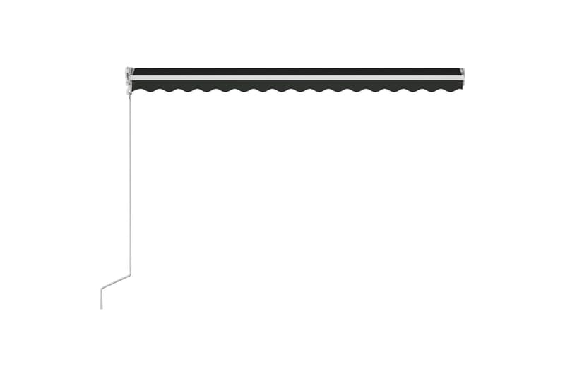 Automatisk uttrekkbar markise 450x300 cm antrasitt - Balkongmarkise - Markiser - Terrassemarkise