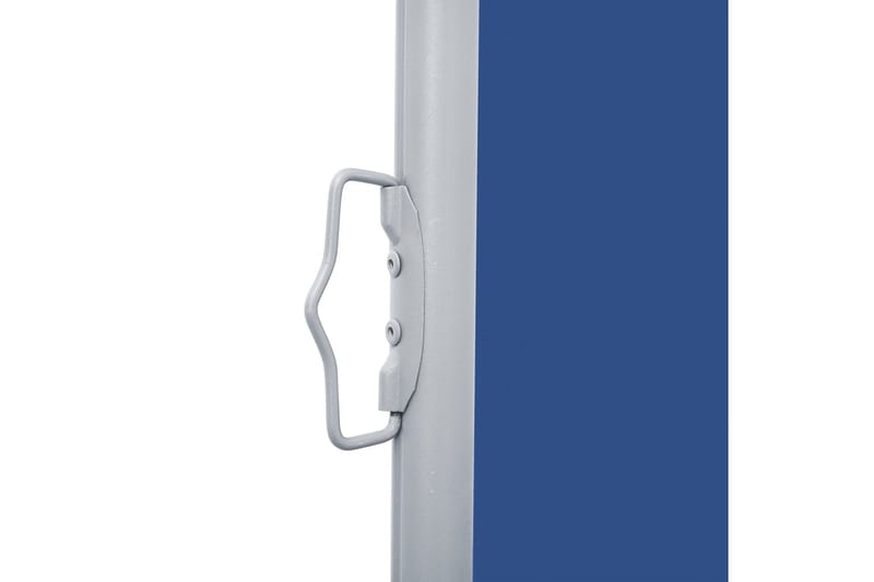 beBasic Uttrekkbar sidemarkise blå 160x600 cm - BlÃ¥ - Hagemøbler - Solbeskyttelse - Markiser - Balkongmarkise