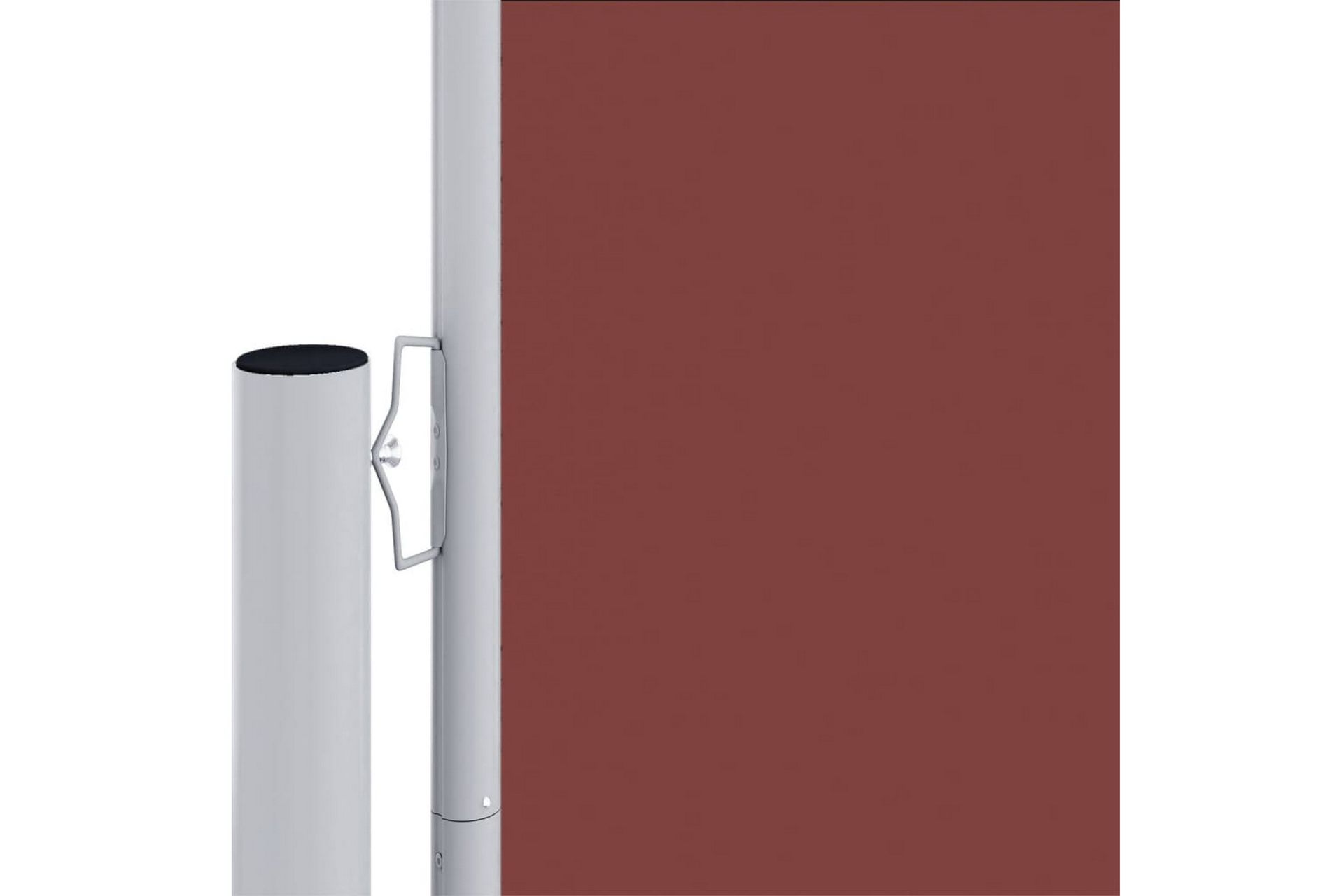 beBasic Uttrekkbar sidemarkise brun 160x600 cm - Hagemøbler - Solbeskyttelse - Markiser - Balkongmarkise