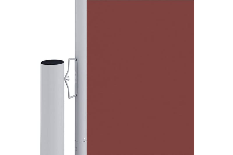 beBasic Uttrekkbar sidemarkise brun 160x600 cm - Hagemøbler - Solbeskyttelse - Markiser - Balkongmarkise