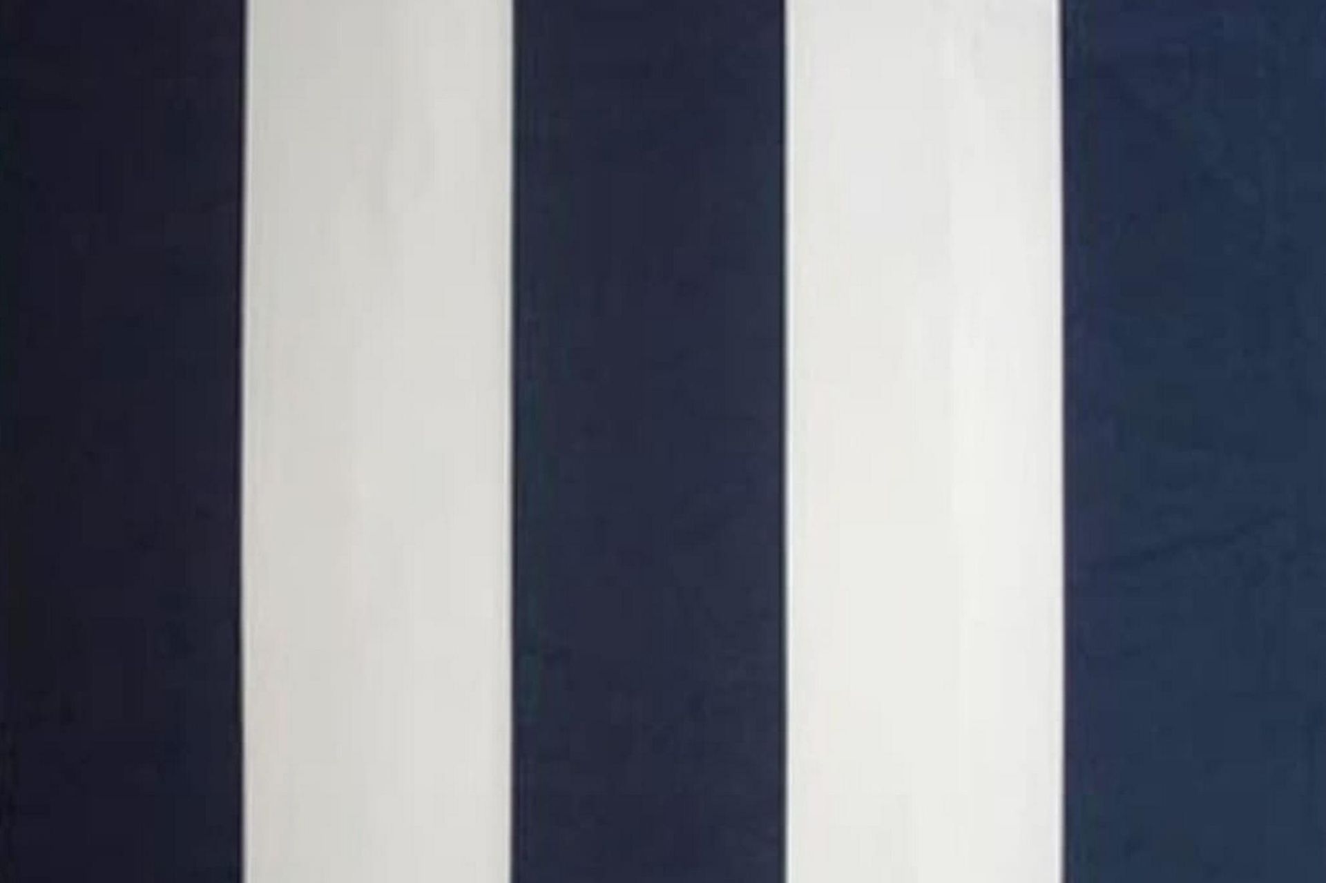 Foldbar markise manuell 300 cm blå/hvit - Hagemøbler - Solbeskyttelse - Markiser - Balkongmarkise