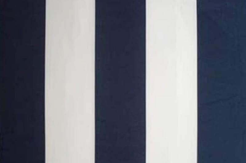 Foldbar markise manuell 300 cm blå/hvit - Balkongmarkise - Markiser - Terrassemarkise