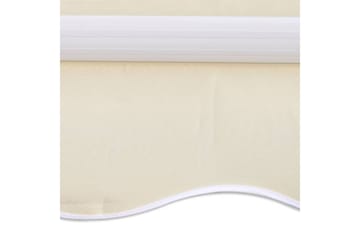 Foldbar markise manuell 300 cm kremhvit - Hagemøbler - Solbeskyttelse - Markiser - Balkongmarkise