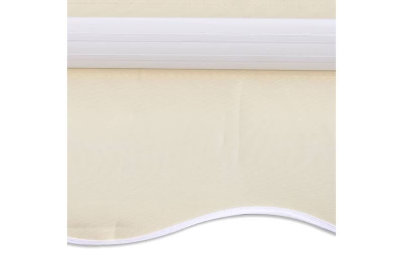 Foldbar markise manuell 300 cm kremhvit - Hagemøbler - Solbeskyttelse - Markiser - Balkongmarkise