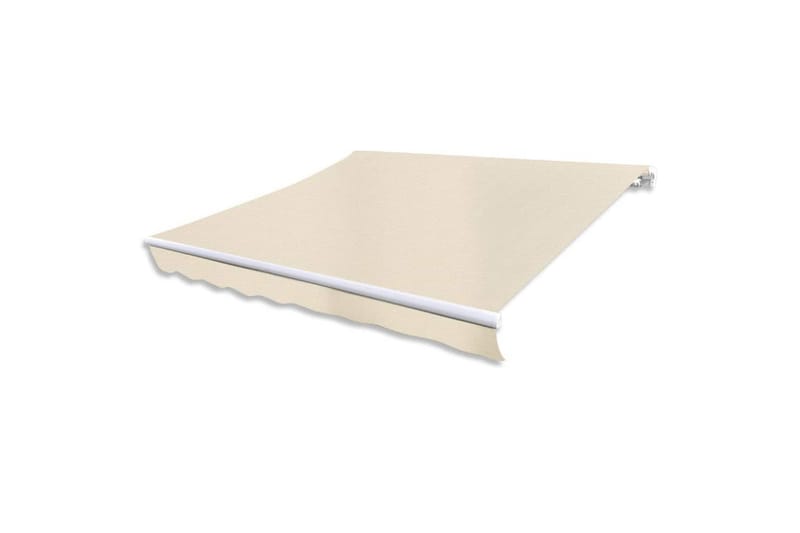 Foldbar markise manuell 300 cm kremhvit - Hagemøbler - Solbeskyttelse - Markiser - Balkongmarkise