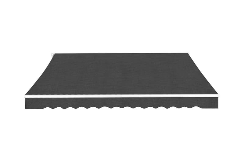 Foldbar markise manuell 450 cm antrasitt - Hagemøbler - Solbeskyttelse - Markiser - Balkongmarkise