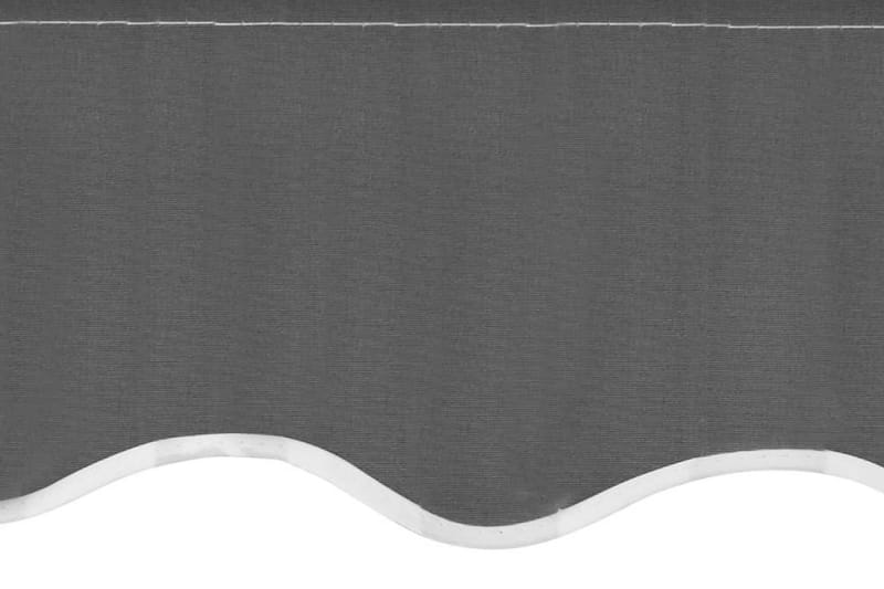 Foldbar markise manuell 450 cm antrasitt - Hagemøbler - Solbeskyttelse - Markiser - Balkongmarkise