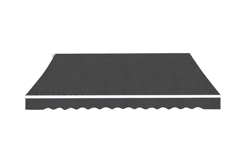 Foldbar markise manuell 500 cm antrasitt - Hagemøbler - Solbeskyttelse - Markiser - Balkongmarkise