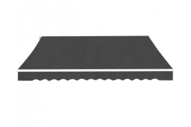 Foldbar markise manuell 600 cm antrasitt - Balkongmarkise - Markiser - Terrassemarkise