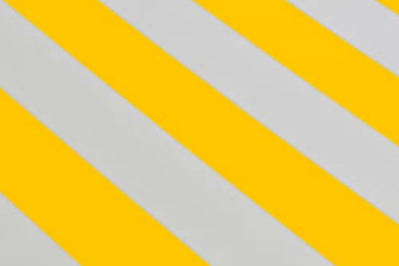 Foldbar markise manuell 600 cm gul/hvit - Balkongmarkise - Markiser - Terrassemarkise