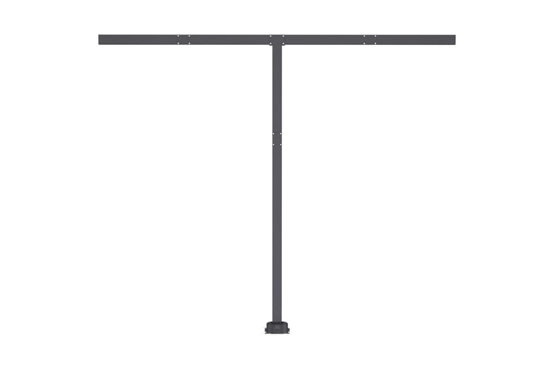 Frittstående automatisk markise 300x250 cm kremhvit - Krem - Hagemøbler - Solbeskyttelse - Markiser - Balkongmarkise