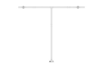 Frittstående automatisk markise 350x250 cm kremhvit - Krem - Hagemøbler - Solbeskyttelse - Markiser - Balkongmarkise