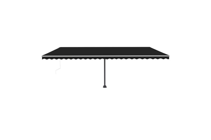 Frittstående automatisk markise 600x300 cm antrasitt - Antrasittgrå - Hagemøbler - Solbeskyttelse - Markiser - Balkongmarkise