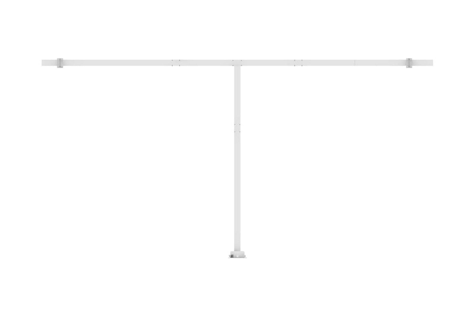 Frittstående automatisk markise 600x300 cm kremhvit - Krem - Hagemøbler - Solbeskyttelse - Markiser - Balkongmarkise