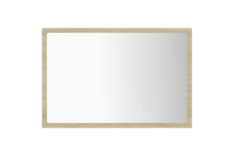 LED Baderomsspeil 60x8,5x37 cm sponplate sonoma eik - Brun - Hagemøbler - Solbeskyttelse - Markiser - Balkongmarkise