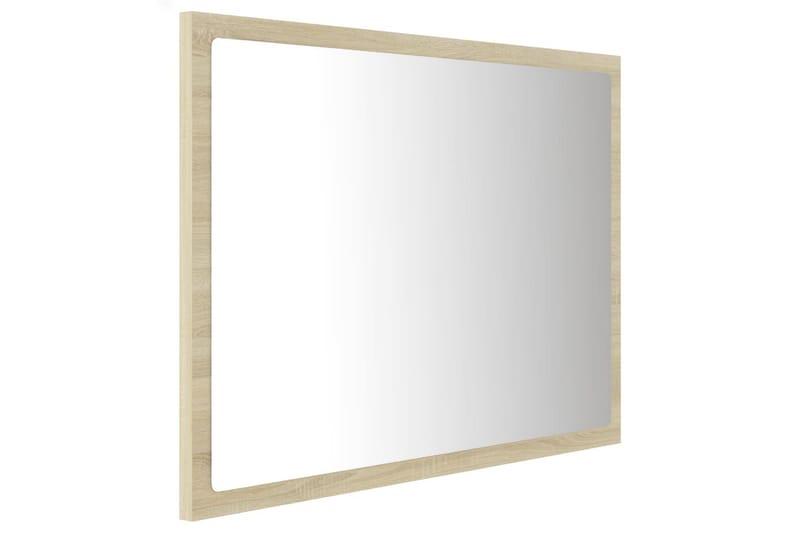 LED Baderomsspeil 60x8,5x37 cm sponplate sonoma eik - Brun - Hagemøbler - Solbeskyttelse - Markiser - Balkongmarkise