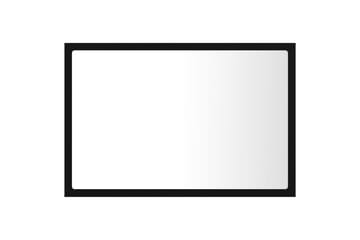 LED Baderomsspeil 60x8,5x37 cm sponplate svart - Svart - Hagemøbler - Solbeskyttelse - Markiser - Balkongmarkise