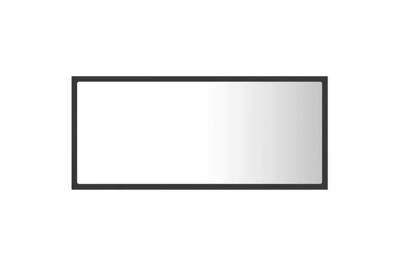 LED Baderomsspeil 90x8,5x37 cm sponplate grå - Grå - Balkongmarkise - Markiser - Terrassemarkise