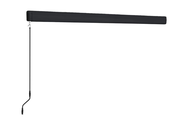 Manuell kassettmarkise 350x250 cm blå og hvit - Blå - Hagemøbler - Solbeskyttelse - Markiser - Balkongmarkise