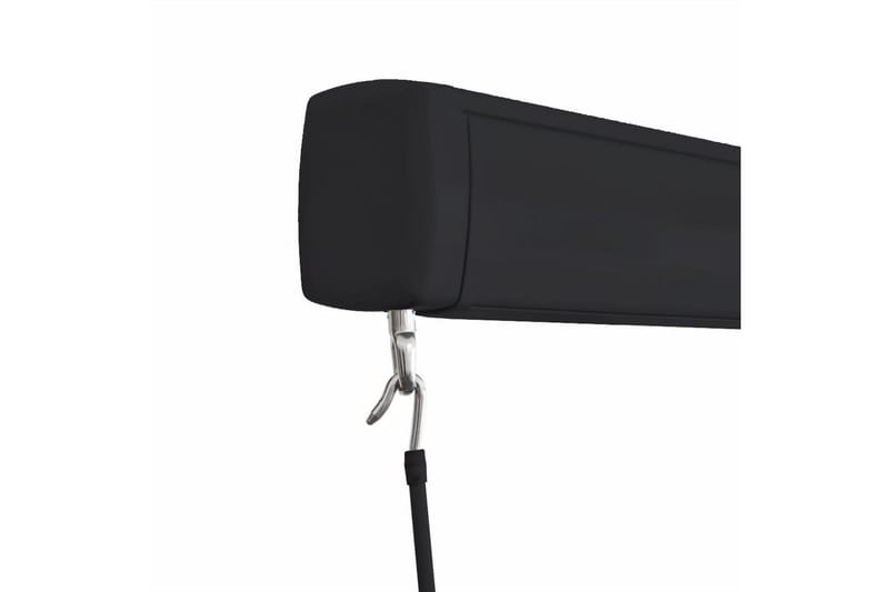 Manuell kassettmarkise 350x250 cm blå og hvit - Blå - Hagemøbler - Solbeskyttelse - Markiser - Balkongmarkise