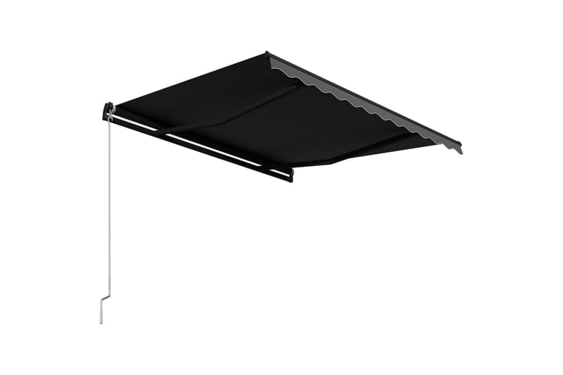 Manuell uttrekkbar markise 350x250 cm antrasitt - Hagemøbler - Solbeskyttelse - Markiser - Balkongmarkise