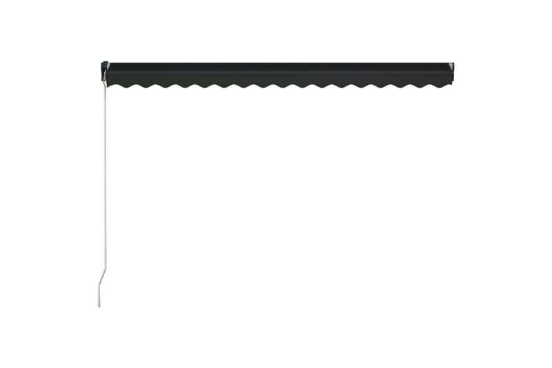 Manuell uttrekkbar markise 450x300 cm antrasitt - Hagemøbler - Solbeskyttelse - Markiser - Balkongmarkise