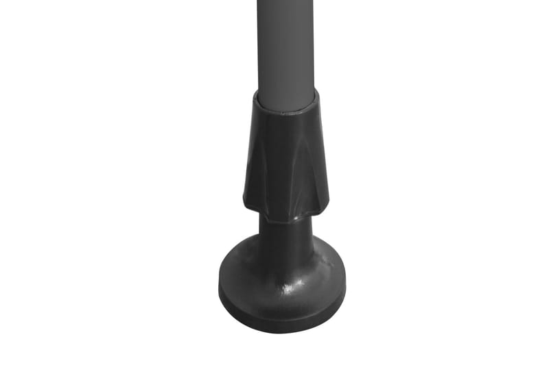 Manuell uttrekkbar markise med LED 100 cm antrasitt - Grå - Vindusmarkise - Markiser