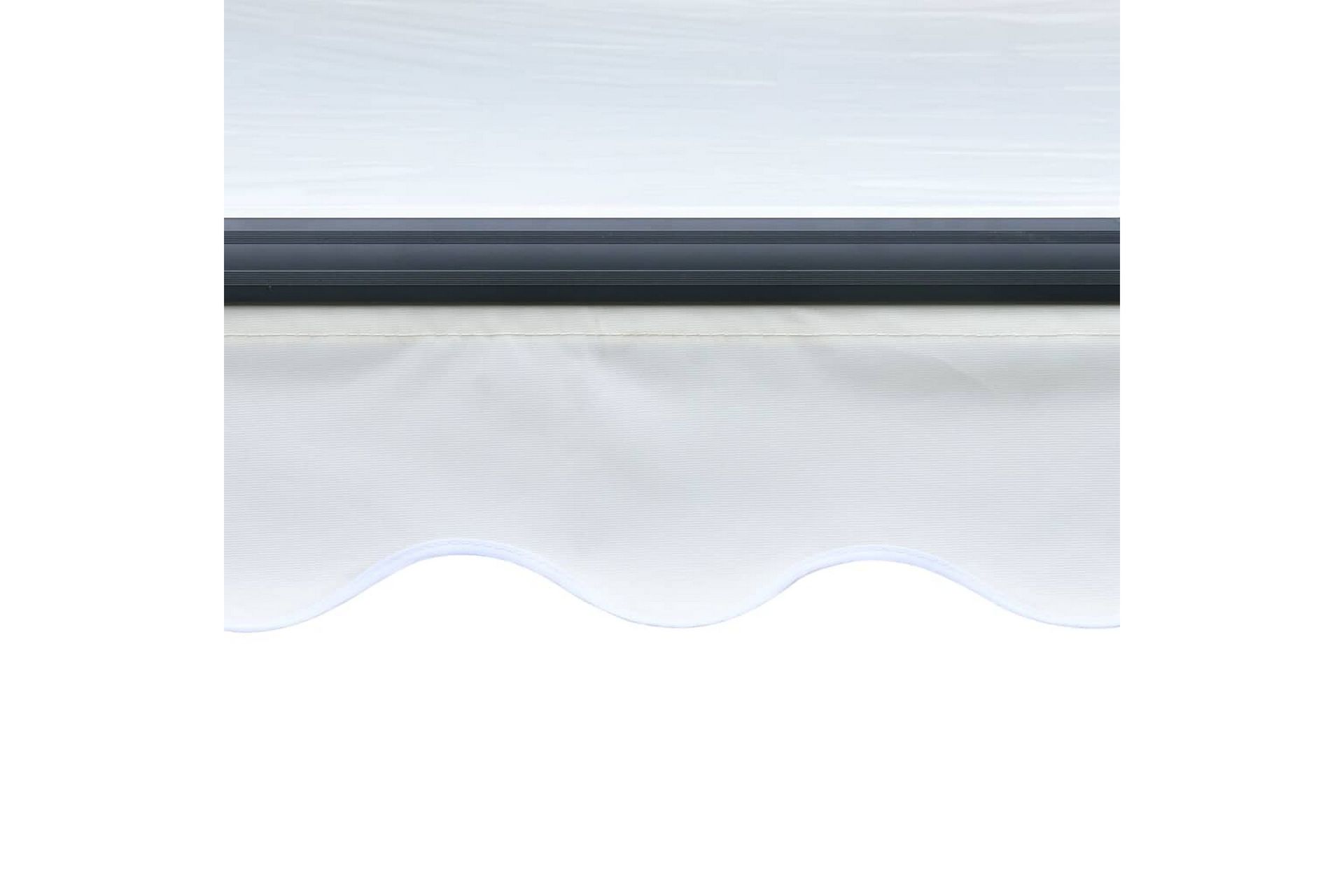 Manuell uttrekkbar markise med LED 300x250 cm kremhvit - Hagemøbler - Solbeskyttelse - Markiser - Vindusmarkise