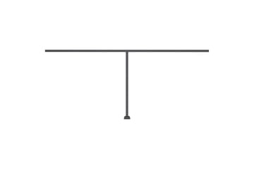 Manuell uttrekkbar markise med LED 600x350 cm kremhvit - Krem - Hagemøbler - Solbeskyttelse - Markiser - Balkongmarkise