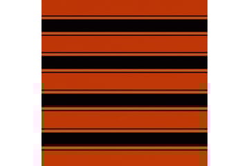 Markiseduk oransje og brun 500x300 cm - Hagemøbler - Solbeskyttelse - Markiser