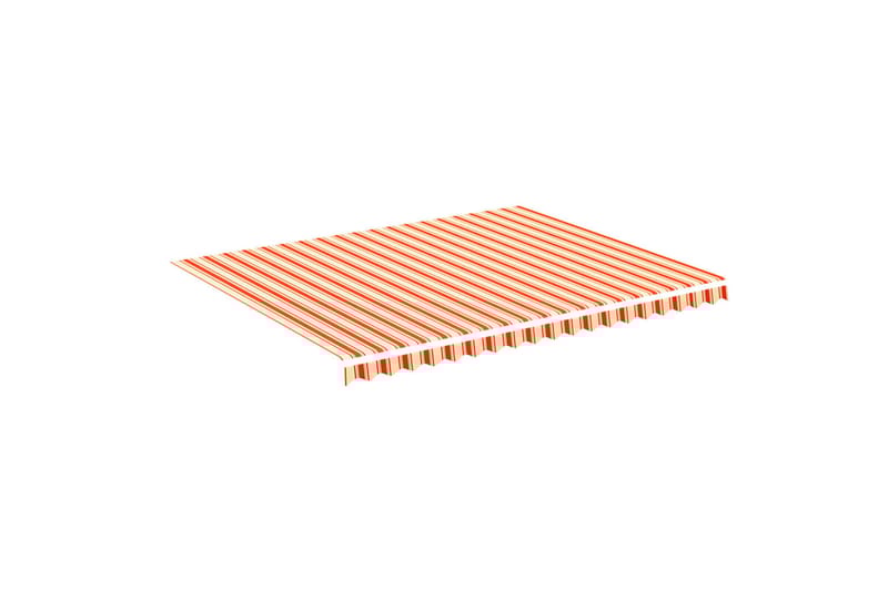 Erstatningsduk for markise gul og oransje 4,5x3,5 m - Hagemøbler - Solbeskyttelse - Markiser - Markisetilbehør - Markisevev & markisestoff