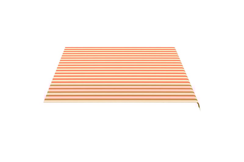Erstatningsduk for markise gul og oransje 4,5x3,5 m - Hagemøbler - Solbeskyttelse - Markiser - Markisetilbehør - Markisevev & markisestoff