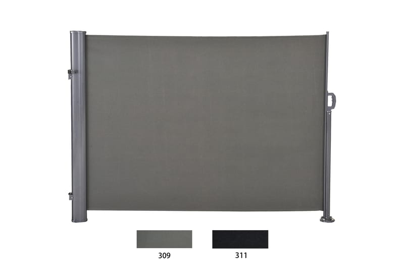 Marvell Sidemarkise 300 cm - Mørkegrå - Balkongmarkise - Markiser - Sidemarkise - Balkongbeskyttelse