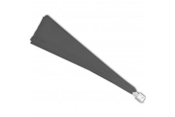 Sammenleggbar sidemarkise for balkong grå 140x140 cm - Hagemøbler - Solbeskyttelse - Markiser - Balkongmarkise