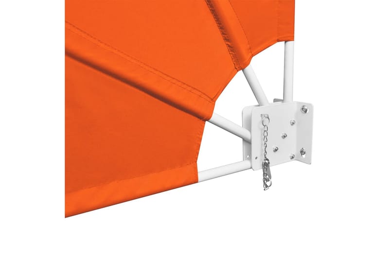 Sammenleggbar sidemarkise for balkong terrakotta 140x140 cm - Hagemøbler - Solbeskyttelse - Markiser - Balkongmarkise