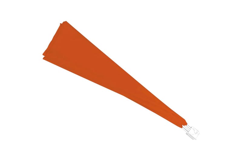 Sammenleggbar sidemarkise for balkong terrakotta 140x140 cm - Hagemøbler - Solbeskyttelse - Markiser - Balkongmarkise