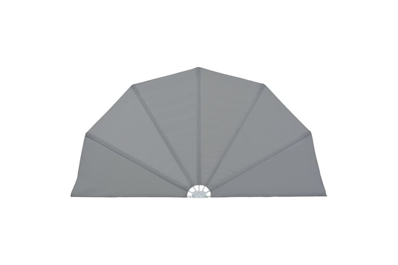Sammenleggbar sidemarkise for terrasse grå 200 cm - Hagemøbler - Solbeskyttelse - Markiser - Balkongmarkise