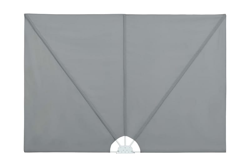 Sammenleggbar sidemarkise for terrasse grå 300x150 cm - Hagemøbler - Solbeskyttelse - Markiser - Balkongmarkise