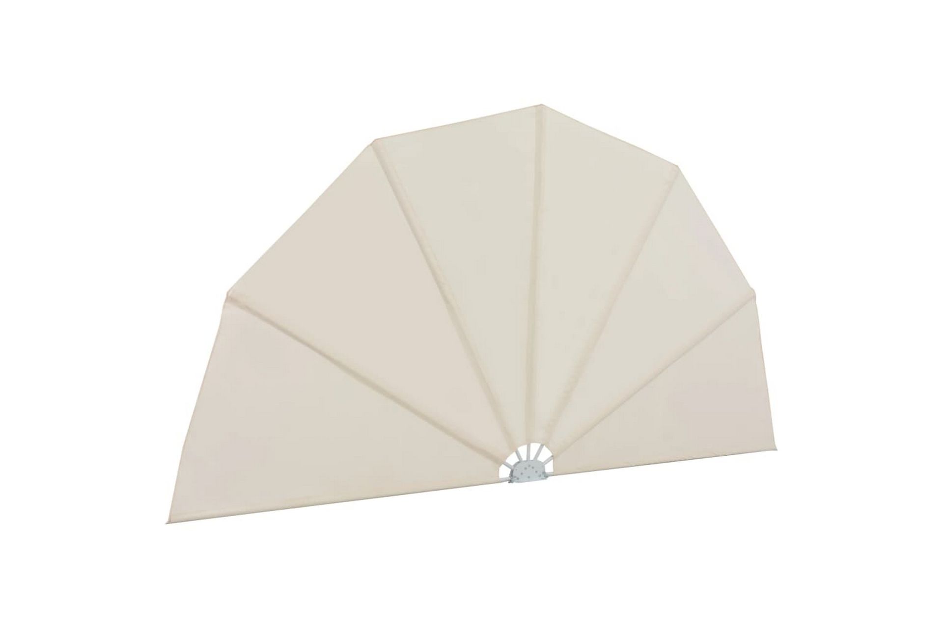 Sammenleggbar sidemarkise for terrasse krem 160 cm - Hagemøbler - Solbeskyttelse - Markiser - Balkongmarkise