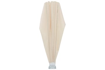 Sammenleggbar sidemarkise for terrasse krem 160 cm - Hagemøbler - Solbeskyttelse - Markiser - Balkongmarkise