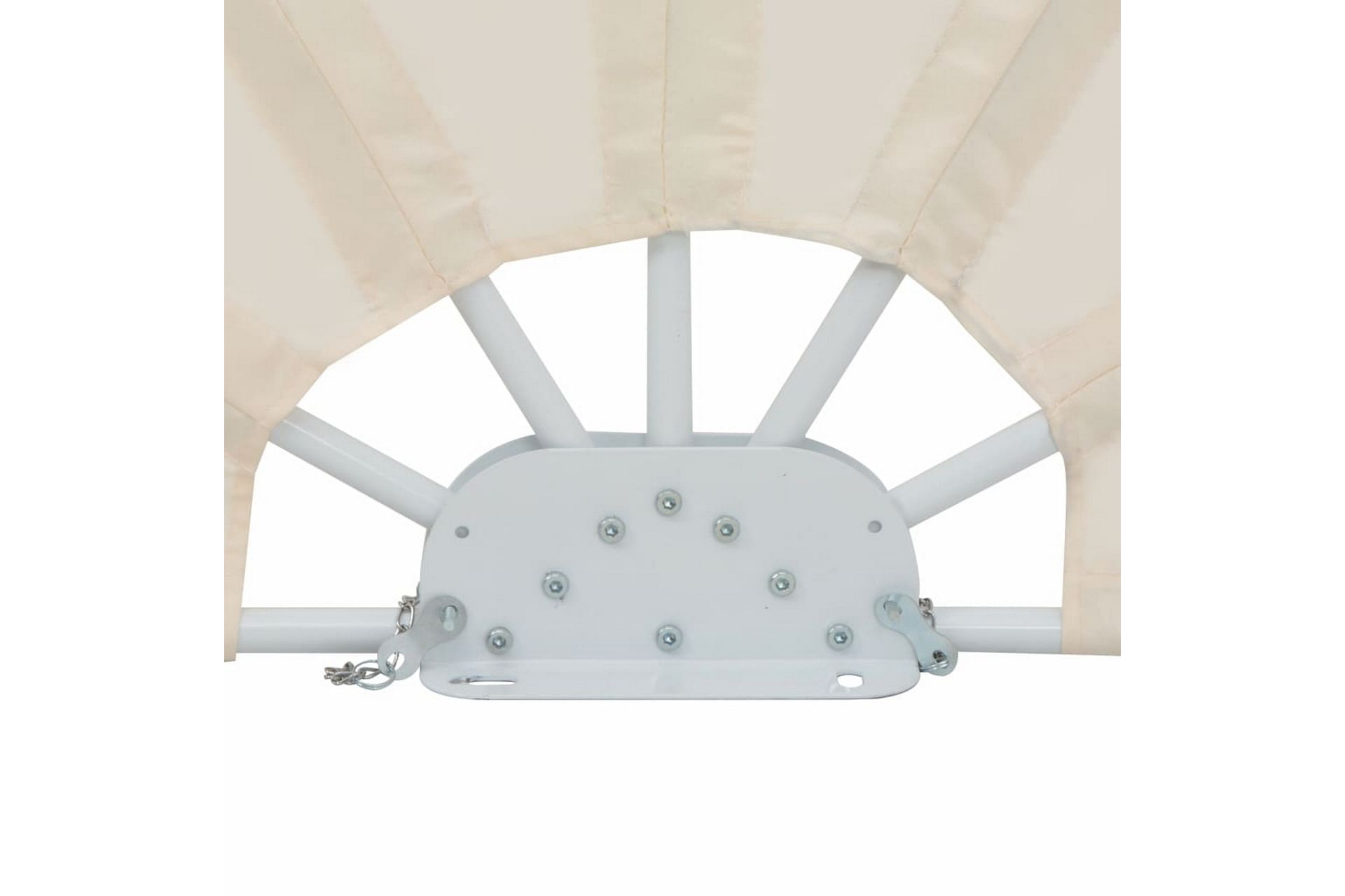 Sammenleggbar sidemarkise for terrasse krem 160 cm - Hagemøbler - Solbeskyttelse - Markiser - Balkongmarkise